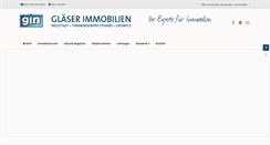 Desktop Screenshot of glaeserimmobilien.de