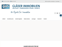 Tablet Screenshot of glaeserimmobilien.de